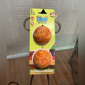 Chew King 2 Rubber Fetch Ball 2.5” Blue Turquoise NEW!!! Peanut Butter Scented